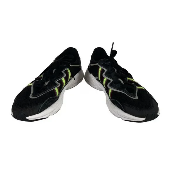 adidas Men's Black Ozweego Adiprene Lace Up Athletic Sneakers - 10 - Picture 6 of 8